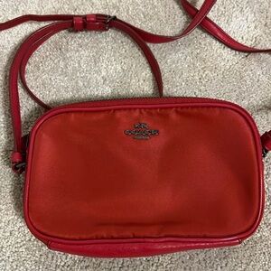 Coach Vibrant Red Crossbody Bag